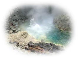 玉川温泉岩盤浴5　沸き出でる大噴